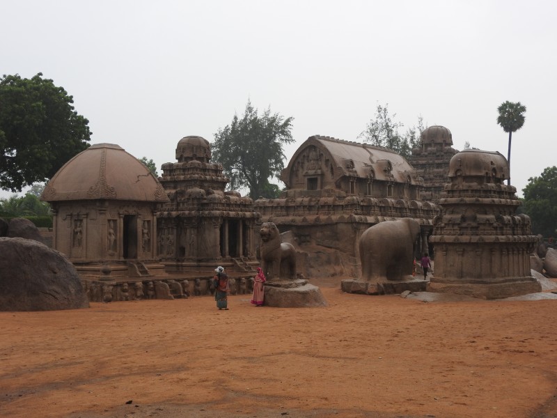 05 MAHABALIPURAM Five Ratha Temples (templi sulla spiaggia)